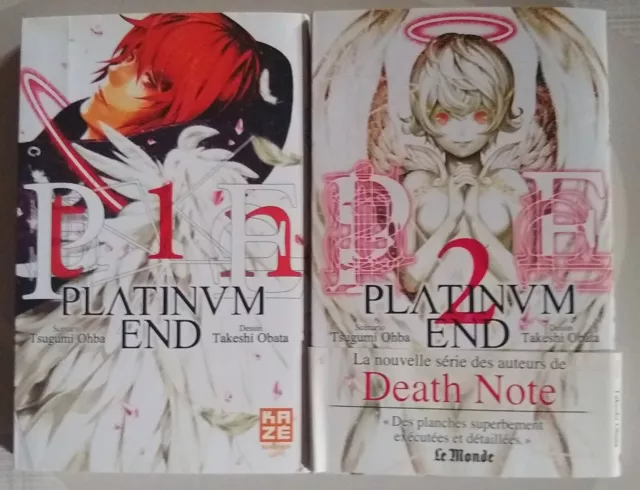 lot 2 mangas Platinum End tomes 1 et 2 VF TBE