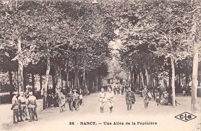 Cpa 54 Nancy Une Allee De La Pepiniere