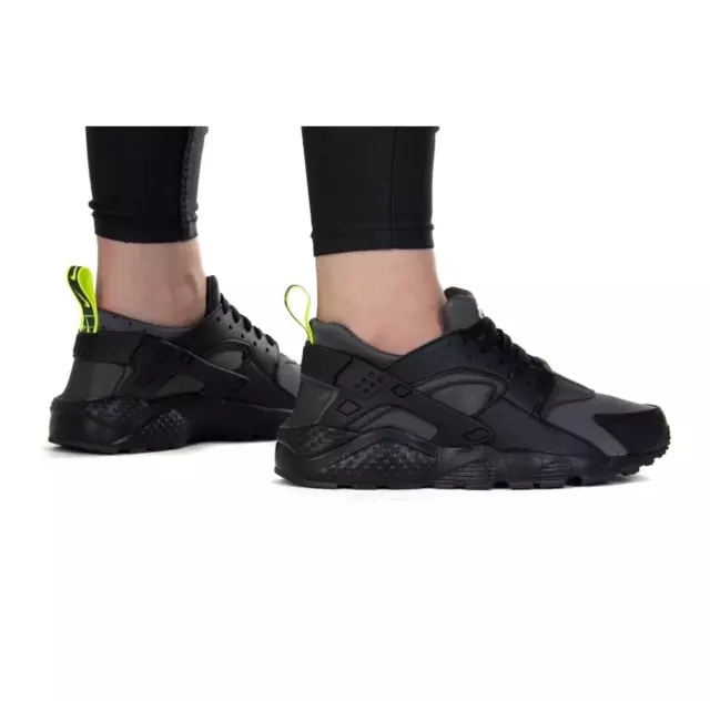 Frauen Mädchen Schuhe Nike Air Huarache Run Gs Sport Turnschuhe 38.5