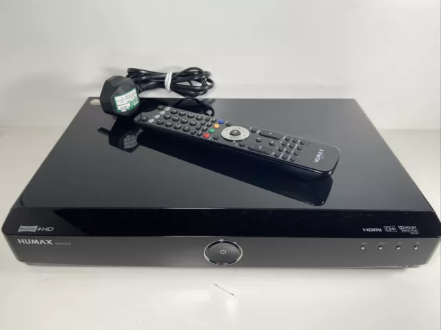 Humax HDR-FOX T2 1TB Freeview + HD Digital TV Recorder Inc Remote