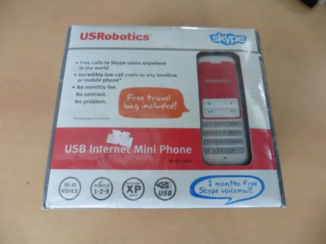Usr9602 usb Internet Mini voip phone/téléphone pour skype, etc. NEUF