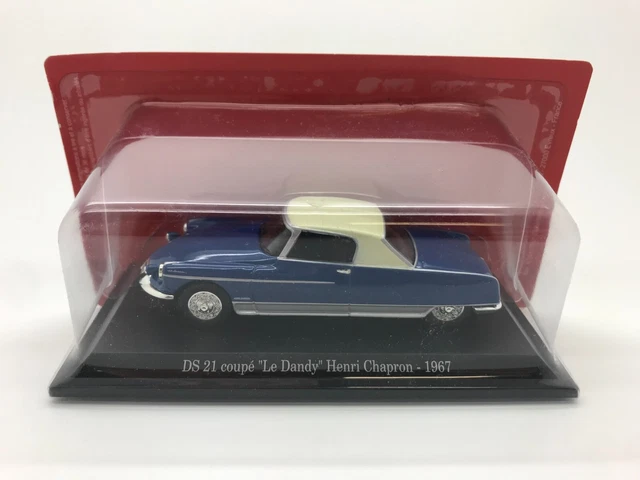 1:43 ATLAS NOREV UH Citroën DS 21 coupé "Le Dandy Henri Chapron 1967+ Certificat