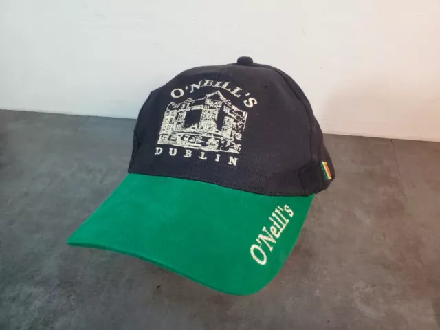 O'Neill's Bar Dublin Ireland Adjustable Hat Cap Black/Green
