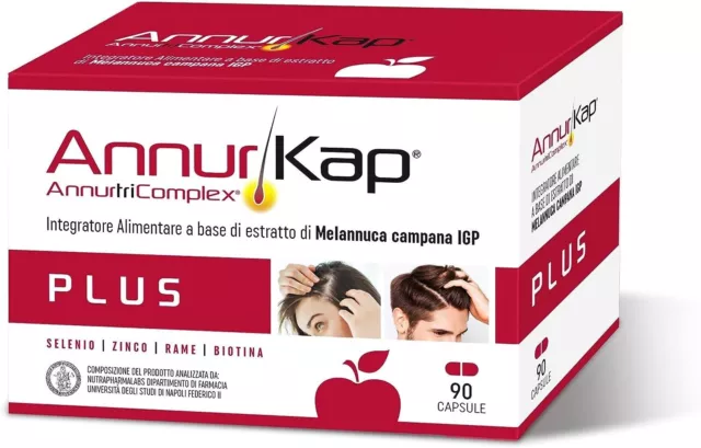 ANNURKAP Integratore Annurtri Complex PLUS 90/180/270 CAPSULE - ANTICADUTA