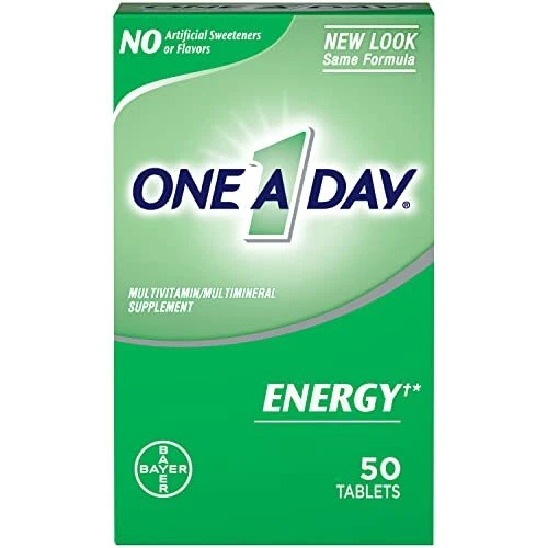 One A Day Energy Multivitamin, Supplement with Vitamin A, Vitamin C, Vitamin ...
