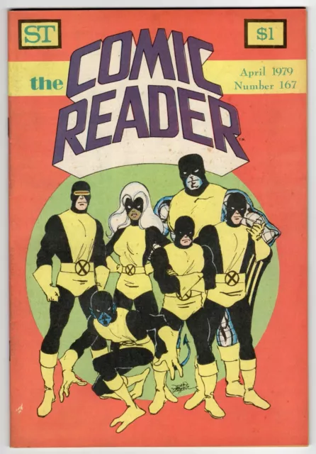 The Comic Reader #167 (1979) 1st App Black Cat Predates ASM #194 X-Men