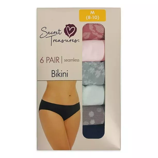 WOMEN'S SECRET TREASURES Bikini Seamless Panties Pair Pack