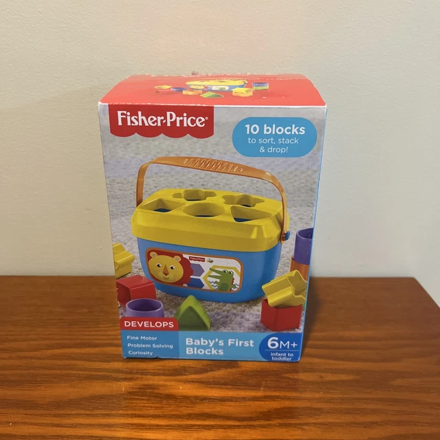 Baby's First Blocks - Infant Toy by Fisher Price NEW