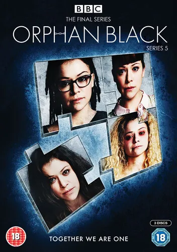 Orphan Black: Series 5 DVD (2018) Tatiana Maslany cert 18 3 discs Amazing Value