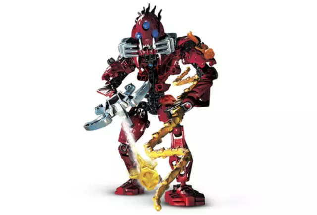 Lego 8917 Bionicle Mahri Nui Barraki Kalmah robot + notice complet de 2007 -NN16