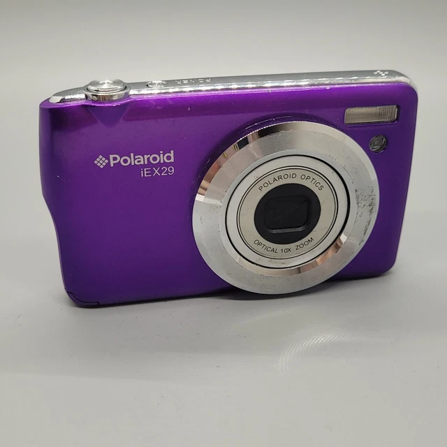 Polaroid iEX29 18.0MP Compact Digital Camera Purple Tested