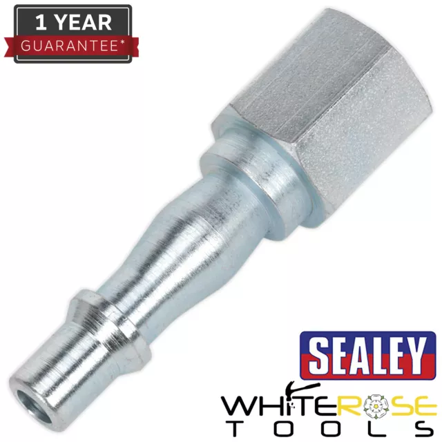 Sealey Female Bayonet Screwed Adaptor Air Line Coupler Fitting 5pc 1/4" BSP