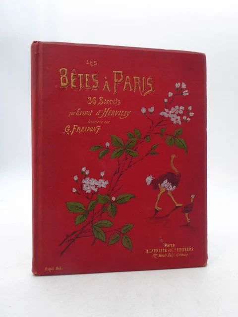 Ernest D'Hervilly – Au Bout Du Monde ! Les Vacances De M. Talmouse – Édition Originale Illustrée (XIXe, Lemerre)