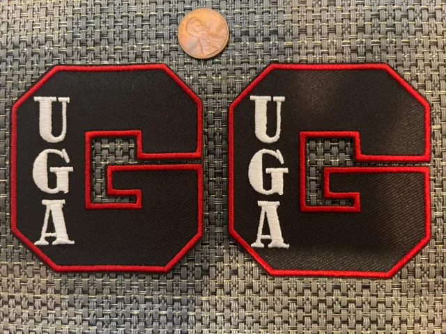 Georgia Bulldogs Iron on patch Football /Iron patches/Embroidered