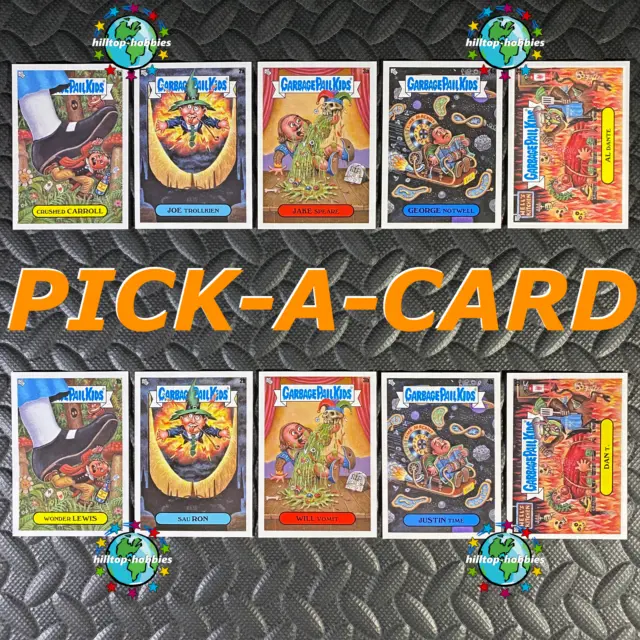 Garbage Pail Kids 2022 S1 Book Worms Pick-A-Card Authors Of Their Own Misfortune