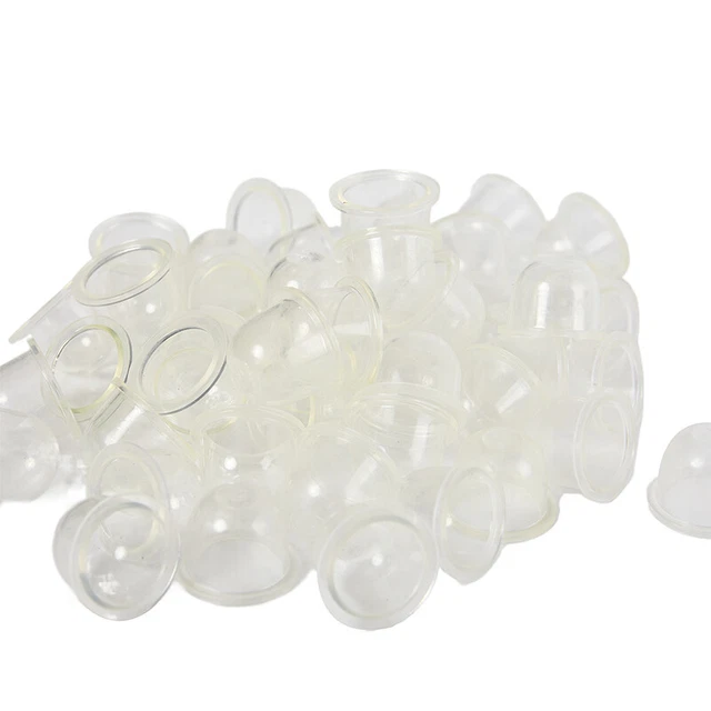 10 pz ricambi carburatore tappo lampadina primer carb piccola pompa carburante per catena ~^