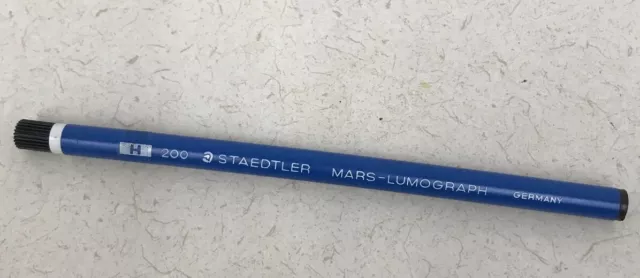 Vintage STAEDTLER MARS-LUMOGRAPH  GERMANY Lead Holder Pencil H 200 Container