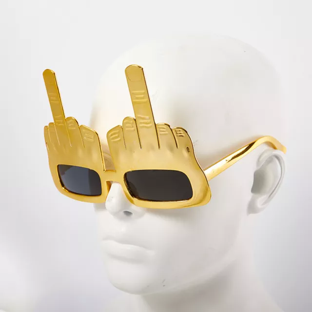 Creative Vertical Middle Finger Party Glasses Decoration Props Funny Sunglass