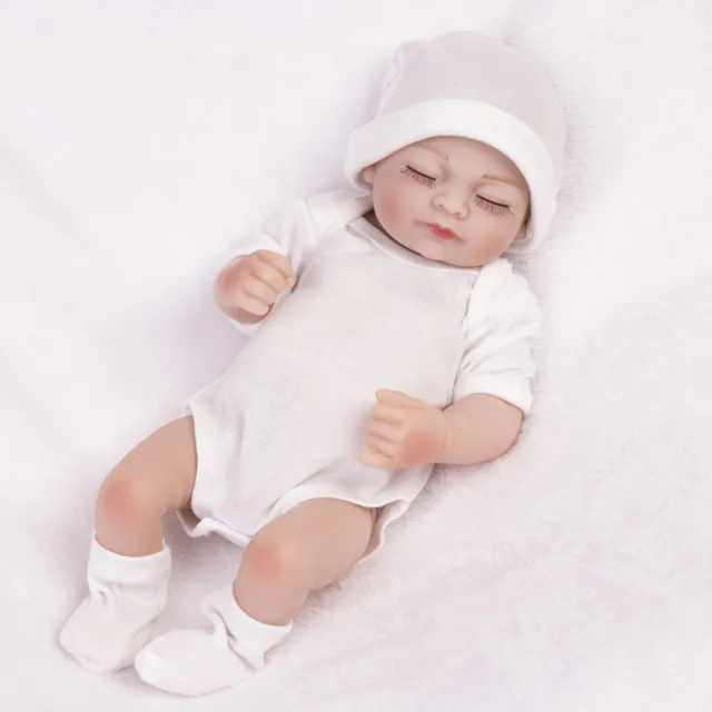 Reborn Baby Dolls Handmade Full Body Soft Vinyl Silicone Newborn Boy Xmas Gift