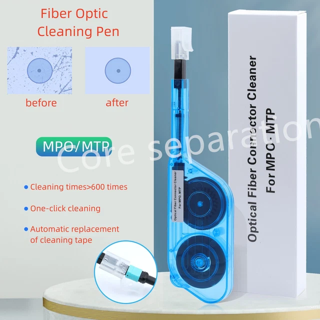 Fiber Optic Cleaning Pen Optical Cleaner For MPO MTP Adapter 600 times