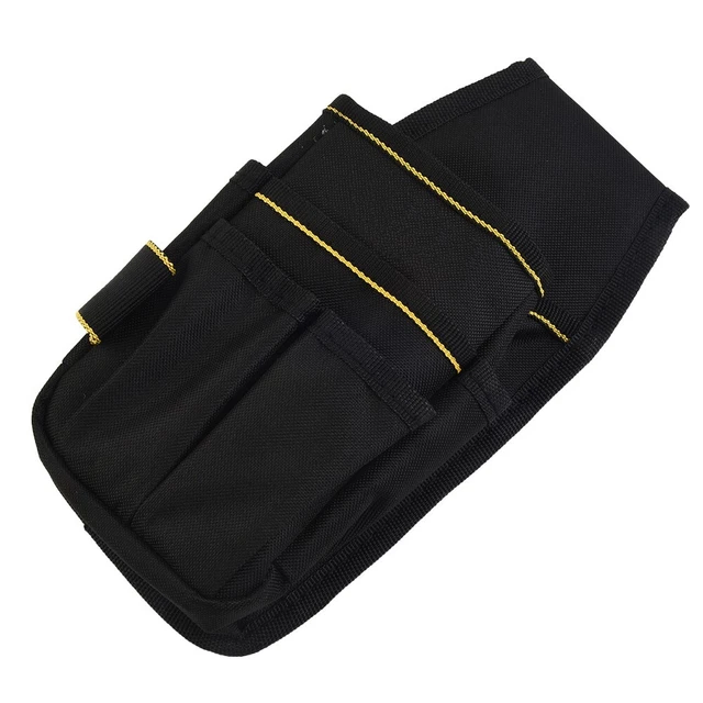 Bolsa de herramientas para electricista cinturón negro cintura bolsa de almacenamiento bolsa soporte