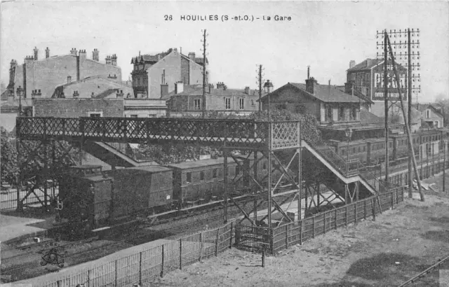 Cpa 78 Houilles La Gare