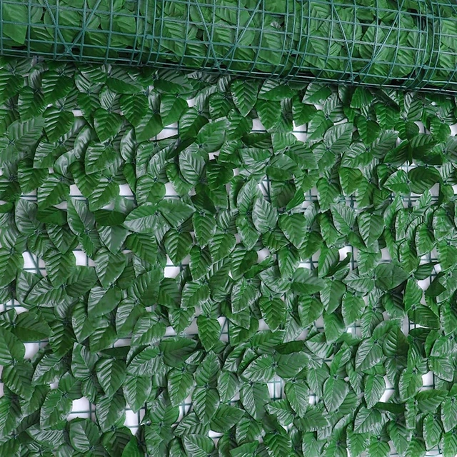 1x3M Sichtschutzhecke Windschutz Efeu Sichtschutz Balkonverkleidung Blätterzaun 3