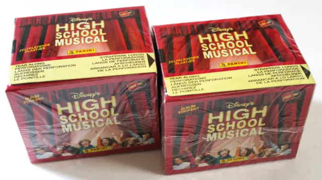Panini Disney Sticker High School Musical 2007 2 X Box Display 100 Packets Bags