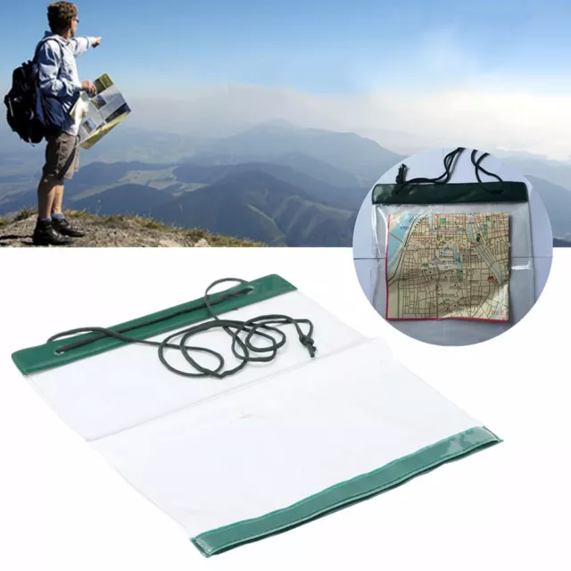 Waterproof Camping Hiking Portable Clear Map Covers Storage Case Dr.fTSAU 2