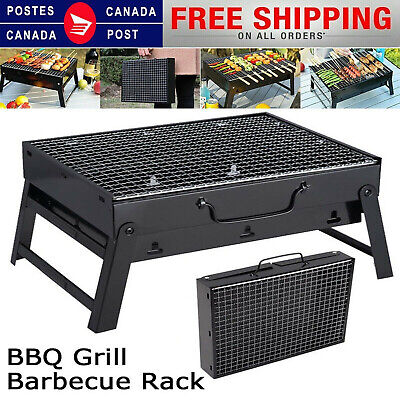 Portable Folding Charcoal BBQ Barbecue Grill Travel Picnic Camping Outdoor Stove
