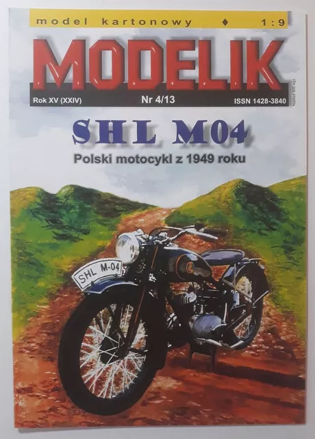 Modelik 4/2013 - Polnisches Motorrad SHL M04