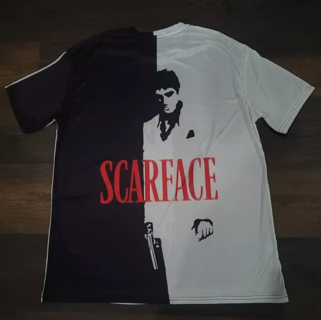 Scarface shirt size xl mens Movie Al Pacino Tony Montana NEW DOUBLE SIDED BLACK