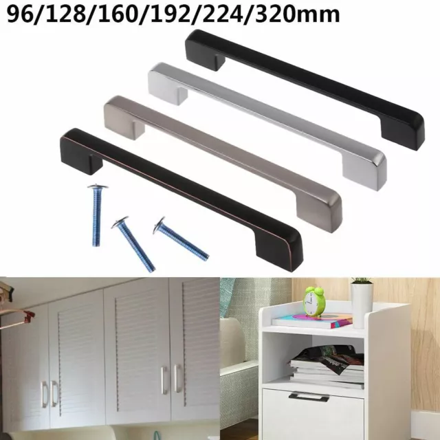 Furniture Cupboard Door Drawer Knob Cabinet Handles Zinc Alloy Wardrobe Pulls