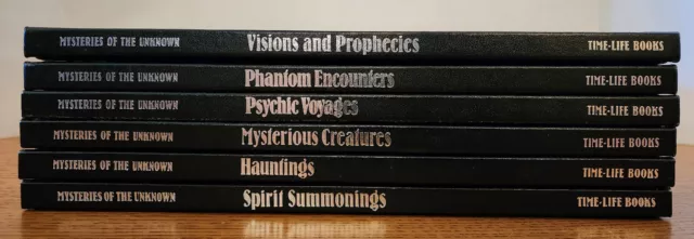 Lot of 6 Time Life Mysteries of the Unknown HC Hauntings Visions Prophecies HC