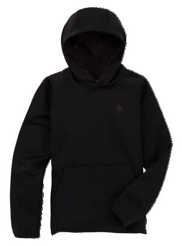 Burton Kids Crown Weatherproof Pullover Fleece, True Black, Small