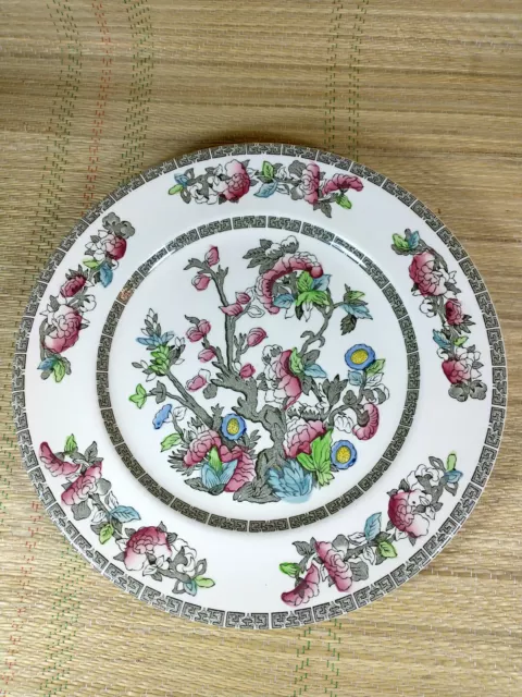 10 Inch Dinner Plate - Vintage Johnson Bros Ironstone - Indian Tree