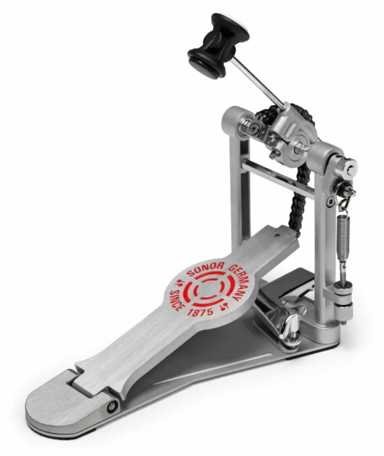 Sonor SP 4000 S Fußmaschine Single Bass Drum Pedal Schlagzeug Tasche Doppelkette