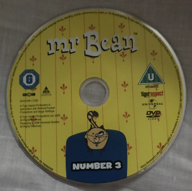 MR BEAN ANIMATED, Disc Number 3 From Box Set, DISC ONLY, NO CASE OR