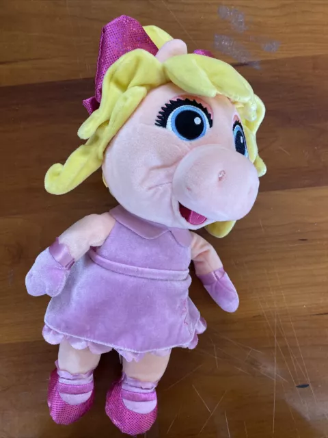 Disney Store Muppet Babies Baby Miss Piggy 12” Plush Toy