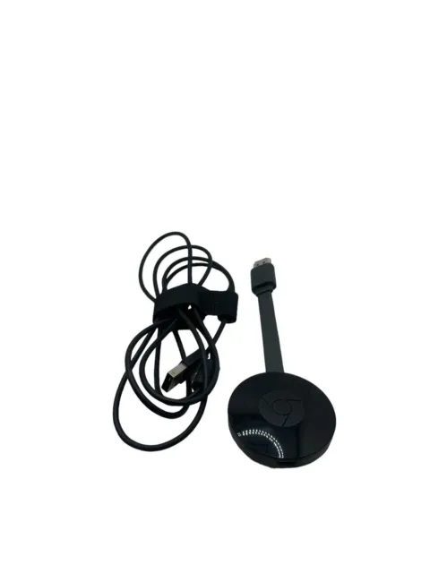 (J) Google Chromecast (2nd Generation) NC2-6A5 With USB Cord