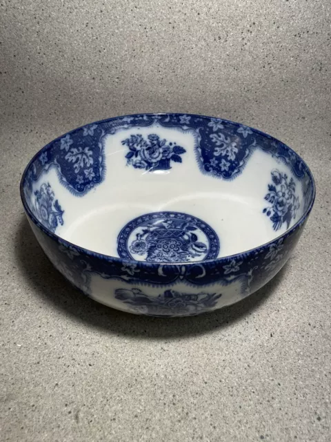 Antique Royal Doulton Blue & White Bowl