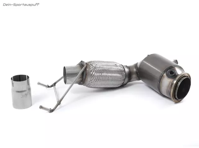 Milltek Edelstahl Ø70mm Downpipe mit 200-Zeller Sport-Kat Mini Cooper F56