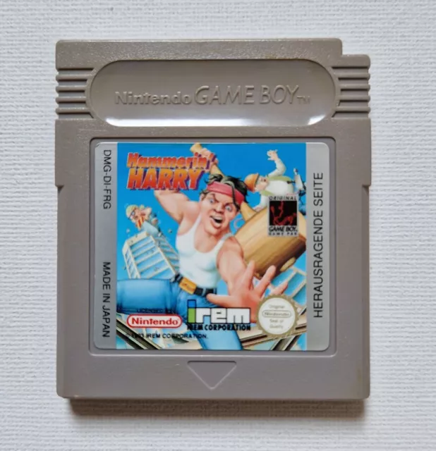 Hammerin Harry | Game Boy GB🕹 Original & Authentic ✅️  Ultra Rare!