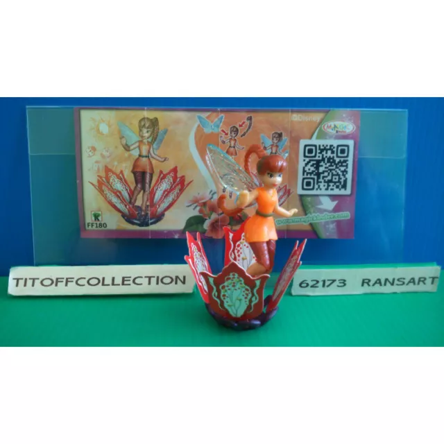 1 Figurine Kinder Disney Fairies 2014 - 2015 avec 1 BPZ ff180