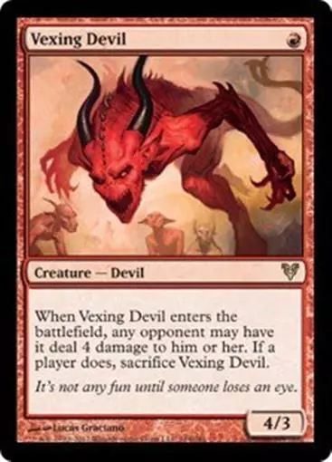 MTG - VEXING DEVIL - Avacyn Restored (R)