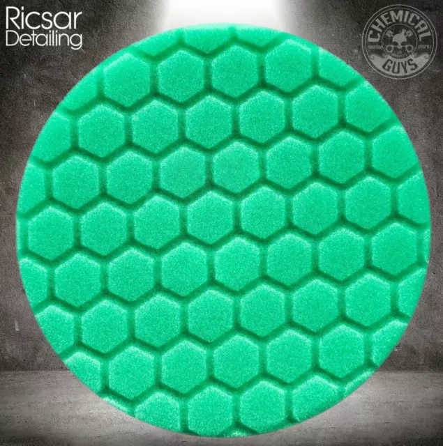 Chemical Guys Hex Green Logic  Heavy Polishing Pad 4 INCH **OFFICIAL STOCKIST**