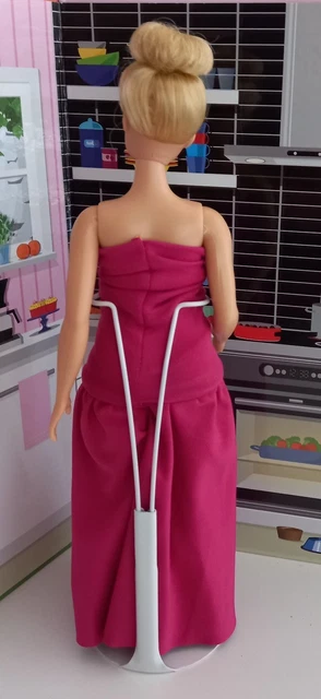 BARBIE CAREER FASHION Doll Cafe Coffee Shop Assistant Curvy Blonde UPDO ...
