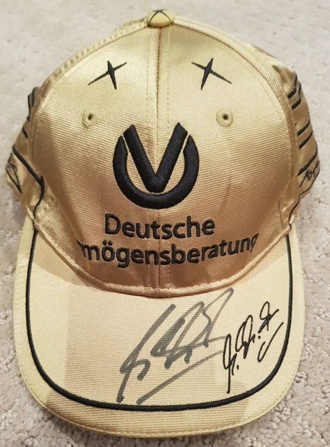 MICHAEL SCHUMACHER, "GOLD EDITION" 20 Years in FI 1991-2011 Cap, SIGNED!!!