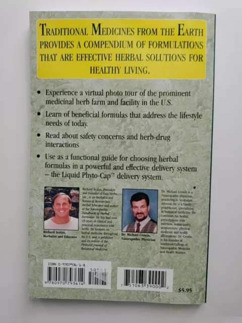 Traditional Medicines from the Earth, Mass PB, good cond., Read Cond. 2
