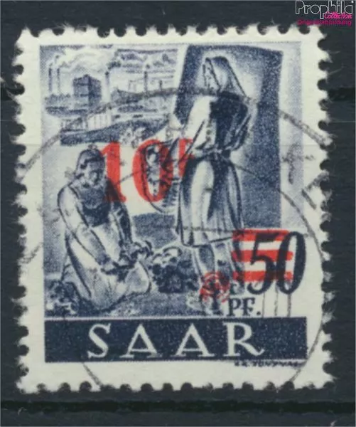 Briefmarken Saarland 1947 Mi 235II gestempelt(9616548